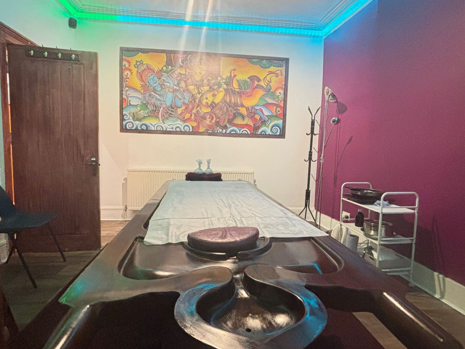 Southall Ayurvedic therapy room