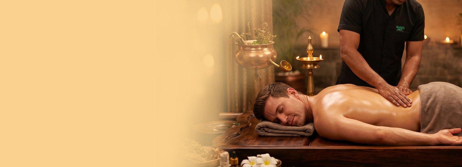 Pizhichil therapy warm oil treatment at Marx Ayur