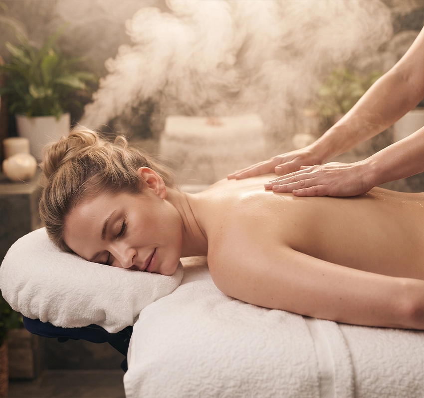 Full Body Hot Oil Massage + Steam